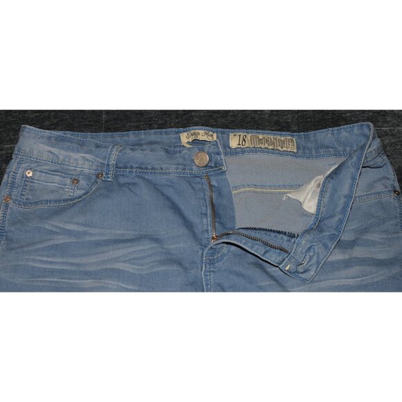 Indigo Rein Denim Shorts size 18 - Picture 3 of 4